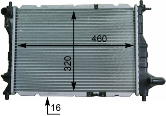 Kühler, Motorkühlung MAHLE CR944000S