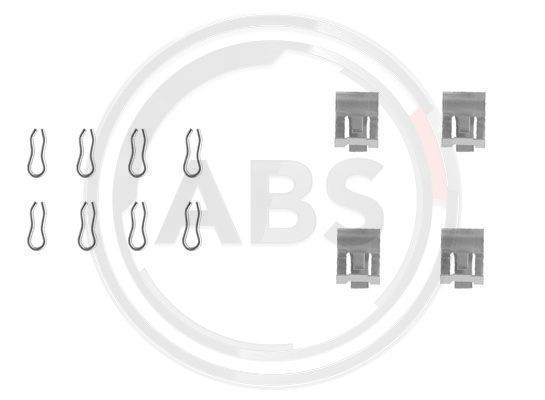 Zubehörsatz Scheibenbremsbelag A.B.S. 1055Q