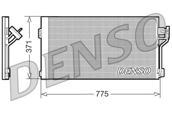 Kondensator, Klimaanlage DENSO DCN17050