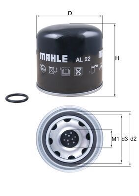 Lufttrocknerpatrone, Druckluftanlage MAHLE AL22