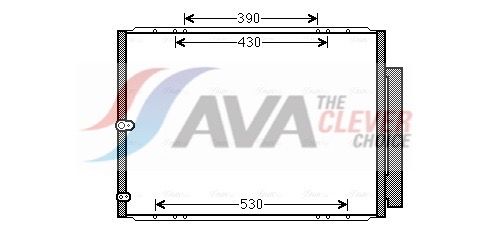 Kondensator, Klimaanlage AVA QUALITY COOLING TO5568D
