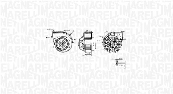 Innenraumgebläse MAGNETI MARELLI 069412761010