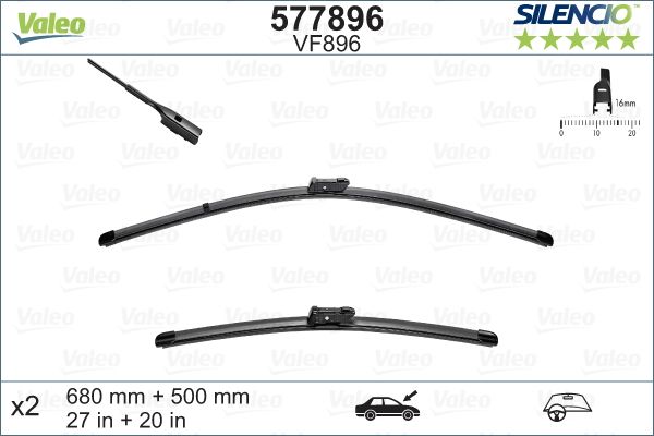 Wischblatt VALEO 577896