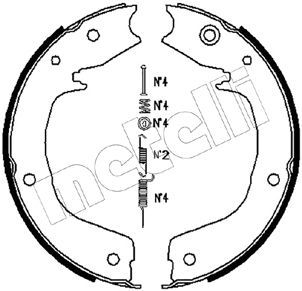 Bremsbackensatz, Feststellbremse METELLI 53-0267K