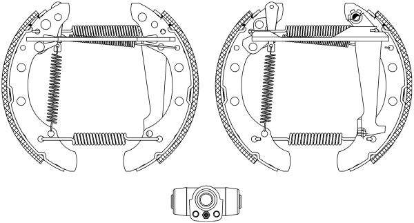 Bremsbackensatz TEXTAR 84018301