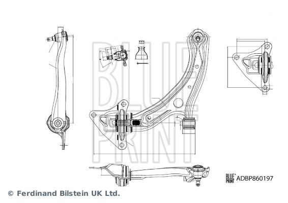 Lenker, Radaufhängung BLUE PRINT ADBP860197