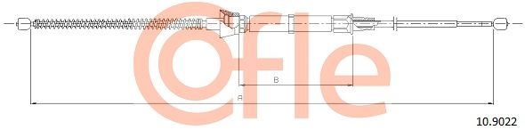 Seilzug Feststellbremse COFLE 10.9022