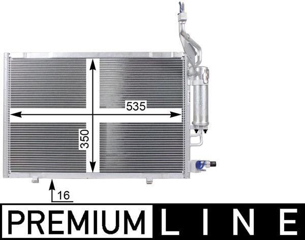 Kondensator, Klimaanlage MAHLE AC23000P