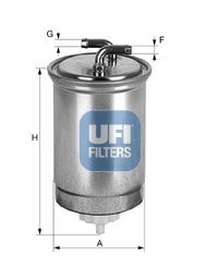 Kraftstofffilter UFI 24.435.00