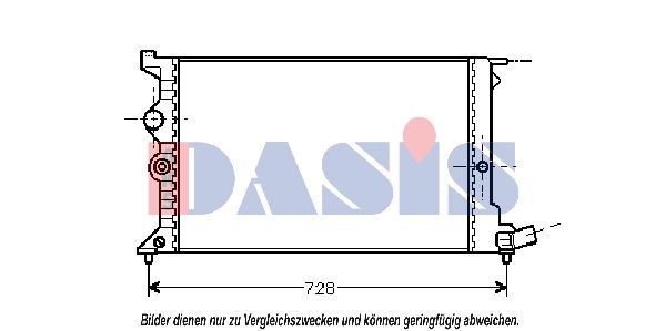 Kühler, Motorkühlung AKS DASIS 060330N