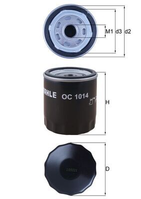 Ölfilter KNECHT OC 1014