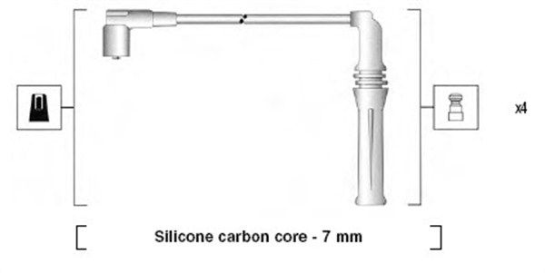 Zündleitungssatz MAGNETI MARELLI 941365040927