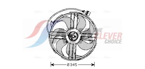 Lüfter, Motorkühlung AVA QUALITY COOLING VN7512