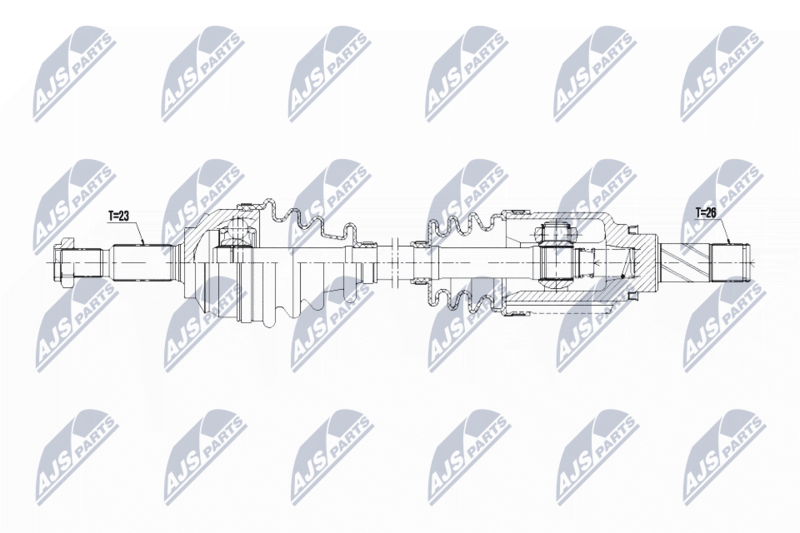 Antriebswelle NTY NPW-RE-063