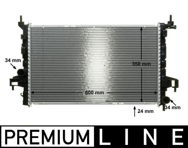 Kühler, Motorkühlung MAHLE CR422000P