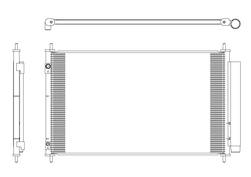 Kondensator, Klimaanlage NRF 350321