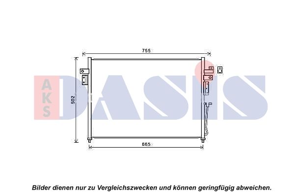 Kondensator, Klimaanlage AKS DASIS 072056N