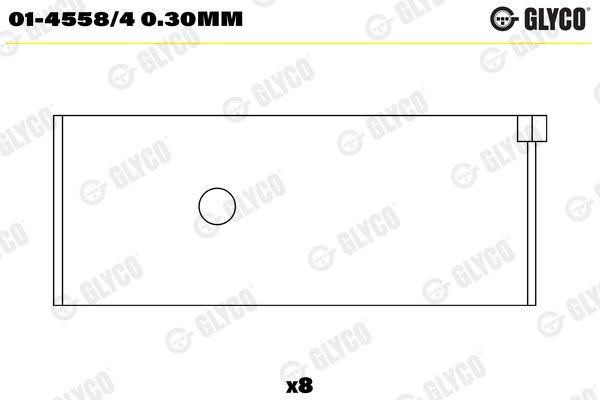 Pleuellager GLYCO 01-4558/40.30MM