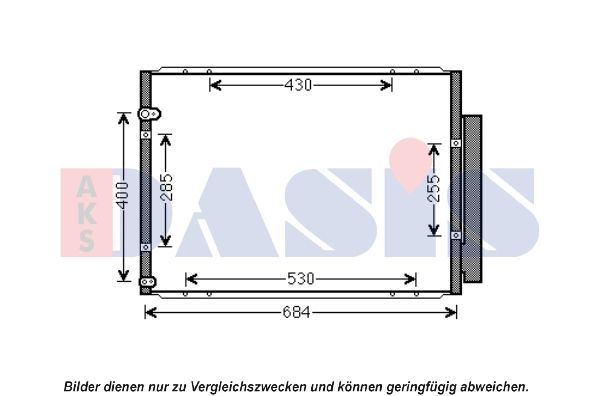 Kondensator, Klimaanlage AKS DASIS 212082N