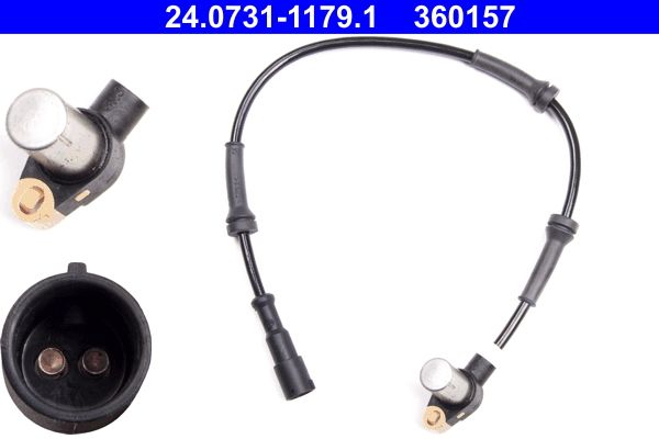 Sensor, Raddrehzahl ATE 24.0731-1179.1
