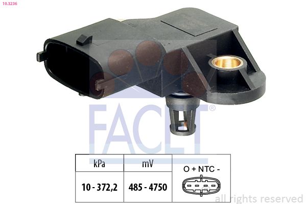 Luftdrucksensor, Höhenanpassung FACET 10.3236