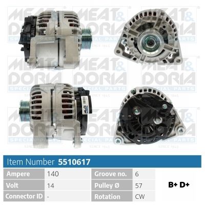 Generator MEAT & DORIA 5510617