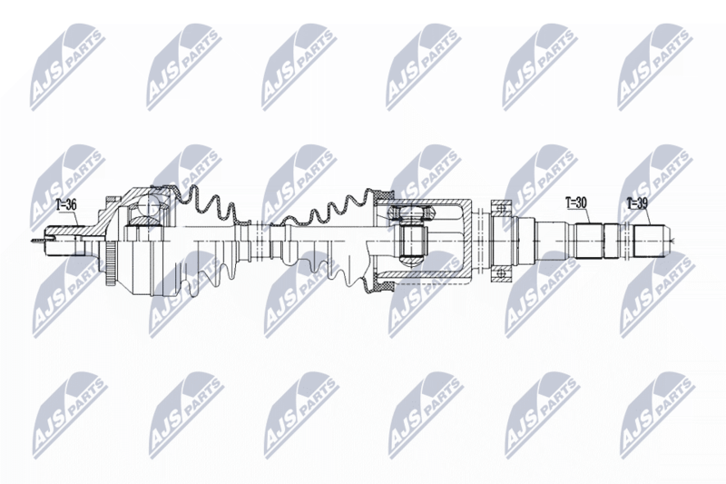 Antriebswelle NTY NPW-VV-147