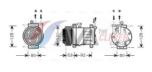 Kompressor, Klimaanlage AVA QUALITY COOLING ALAK009