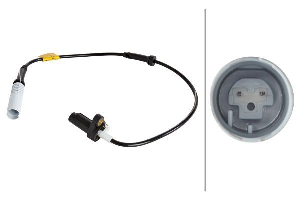 Sensor, Raddrehzahl HELLA 6pu 009 106-041