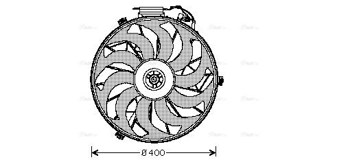 Lüfter, Motorkühlung AVA QUALITY COOLING bw7507