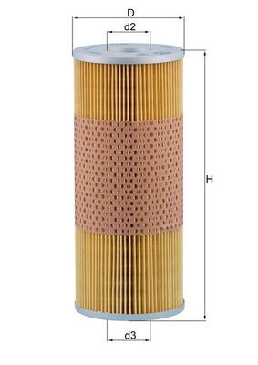 Ölfilter MAHLE OX56