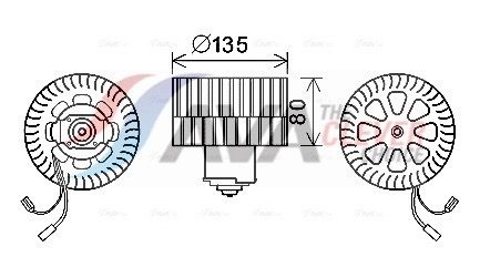 Innenraumgebläse AVA QUALITY COOLING OL8632