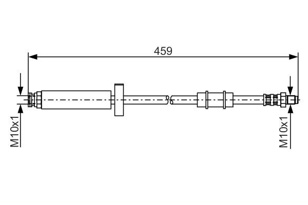 Bremsschlauch BOSCH 1 987 476 462