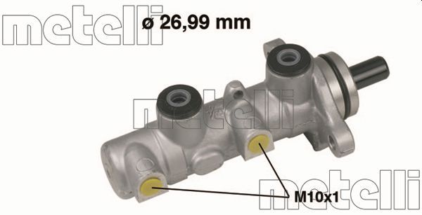 Hauptbremszylinder METELLI 05-0588