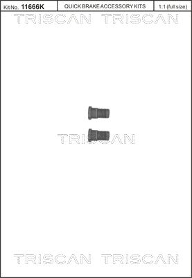 Schraubensatz, Bremsscheibe TRISCAN 8105116007