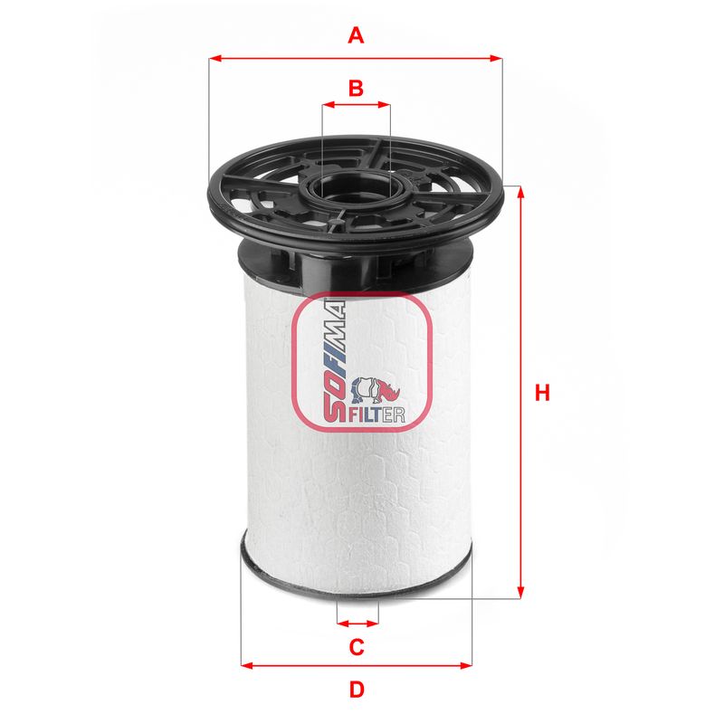 Kraftstofffilter SOFIMA S 1076 NE