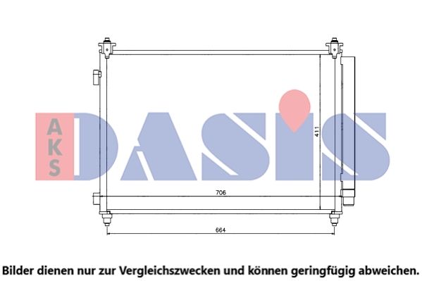 Kondensator, Klimaanlage AKS DASIS 112041N