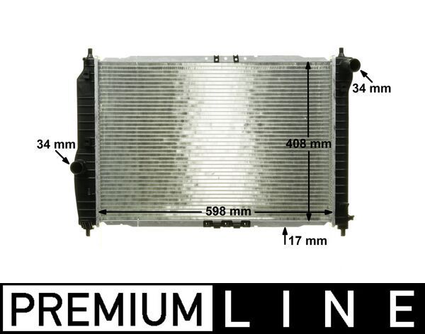 Kühler, Motorkühlung MAHLE CR1310000P
