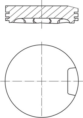Kolben MAHLE 033 13 00
