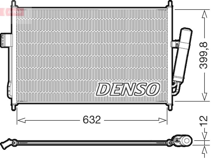 Kondensator, Klimaanlage DENSO DCN99084