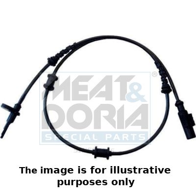 Sensor, Raddrehzahl MEAT & DORIA 90271E