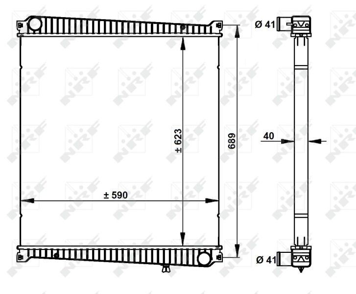 Kühler, Motorkühlung NRF 59212