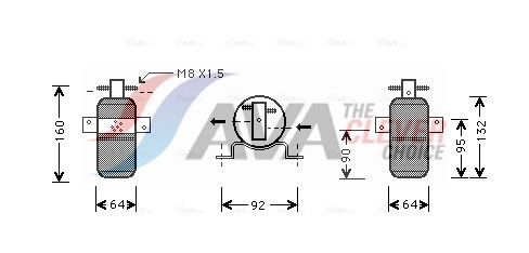 Trockner, Klimaanlage AVA QUALITY COOLING CRD058