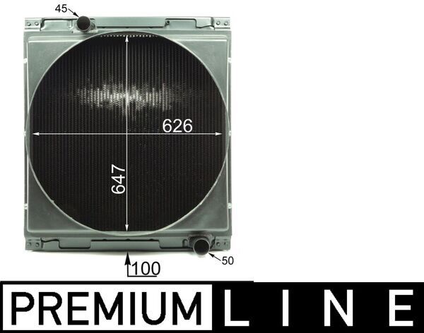 Kühler, Motorkühlung MAHLE CR2181000P