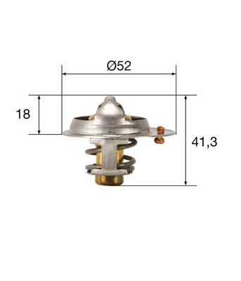 Thermostat, Kühlmittel MAHLE TX8582