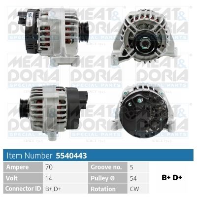 Generator MEAT & DORIA 5540443