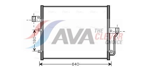 Kondensator, Klimaanlage AVA QUALITY COOLING DW5082