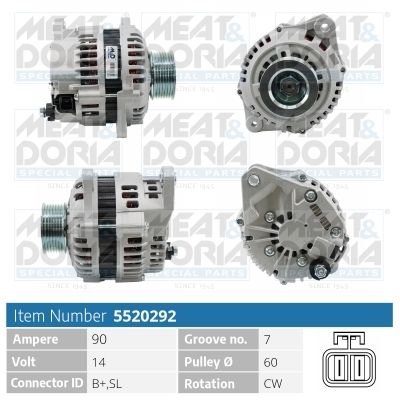 Generator MEAT & DORIA 5520292