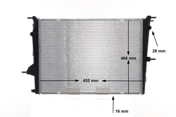 Kühler, Motorkühlung MAHLE CR1197000S