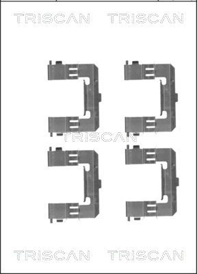 Zubehörsatz Scheibenbremsbelag TRISCAN 8105 101655